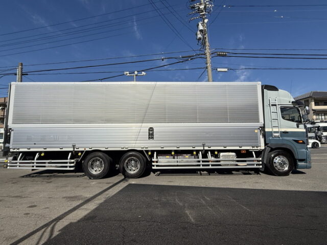 日野：17プロフィア：ハイルーフ：ウィング：リア門口ステンレス