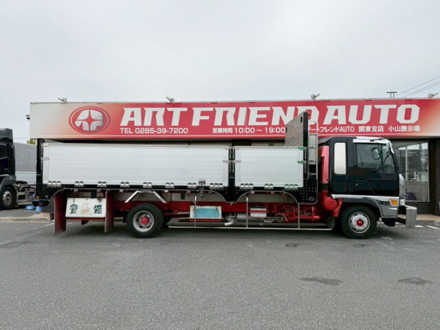 【委託販売】スペースレンジャー：平ボデーアルミブロック：架装多数：生エンジン