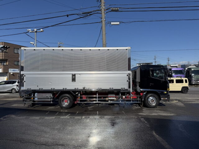 日野：レンジャープロ：ウィング：ボディ枠ステンレス：90アオリ：240馬力：エアサス