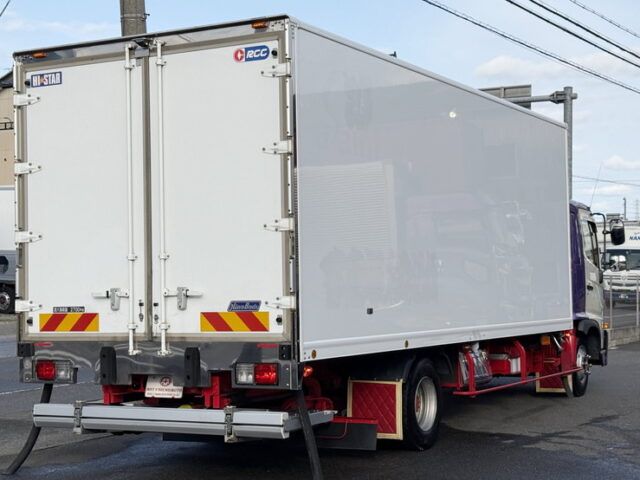 日野:17レンジャー:冷凍バン:菱重製冷凍機TDJS50DC:格納ゲート:アルミシマ床