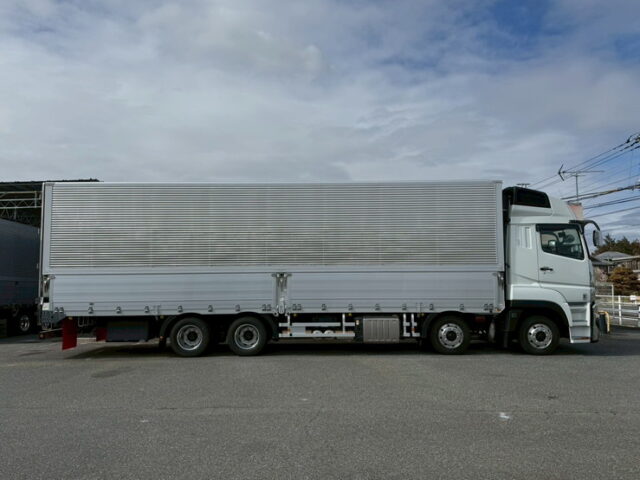 24スーパーグレート:スーパーハイルーフ:ウィング:アルミホイール:リア門口ステンレス