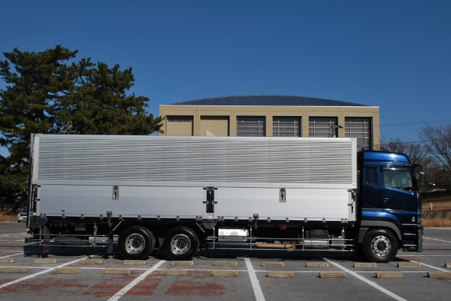 【180】三菱スーパーグレート　高床　アルミウイング　ハイルーフ