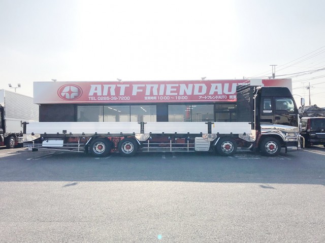 【394】いすゞ　ギガ　ハイルーフ　平ボデー　エアサス