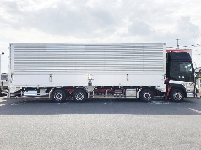 【412】UDトラックス　クオン　4軸低床　ウィング　エアローラー