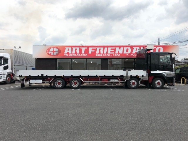 【419】ふそう　スーパーグレート　平アルミブロック　総輪エアサス