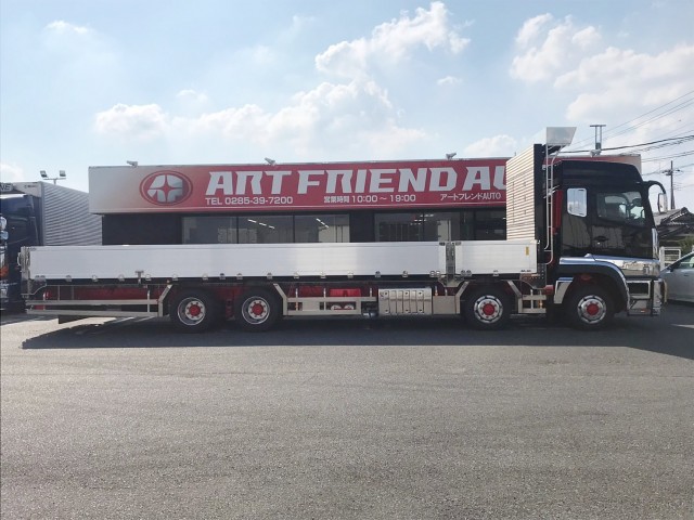 【488】ふそう　スーパーグレート　平ボデーアルミB　4軸低床　新車未使用