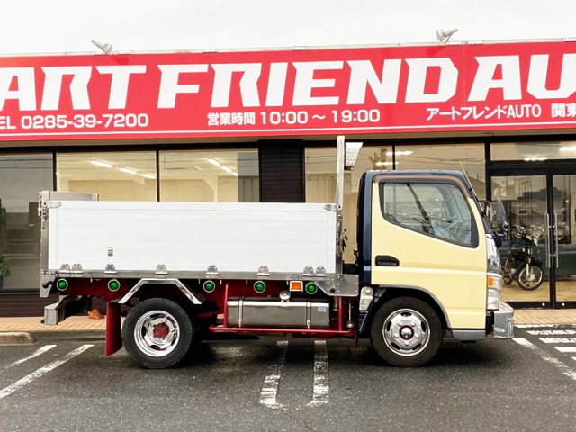 【535】ふそう　キャンター　造りボディ　平ボディアルミブロック