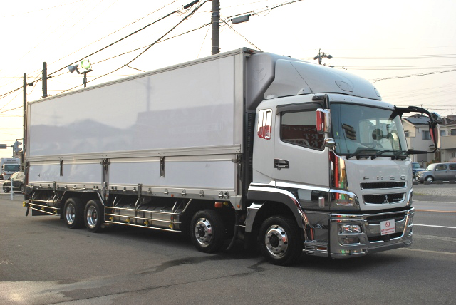 【208】三菱ふそう　スーパーグレート　低床　冷凍ウイング　リヤエアサス