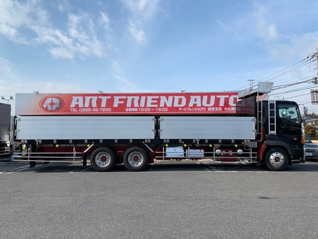 【563】日野　グラプロ　10輪　平ボディ　後輪エアサス