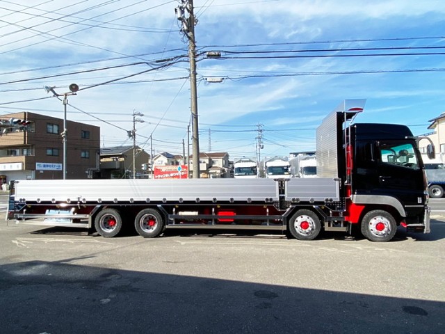 【576】ふそう　スーパーグレート　ハイルーフ　4軸　平ボディアルミB　後輪エアサス