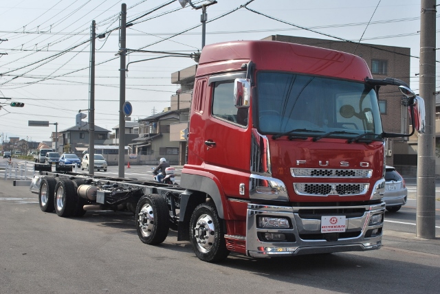 【175】三菱ふそうスーパーグレート 低床 シャーシ ハイルーフ リヤエアサス