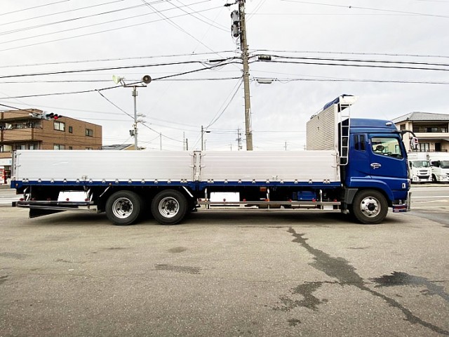 【579】ふそう　スーパーグレート　ハイルーフ　10輪　平ボディ　鉄床