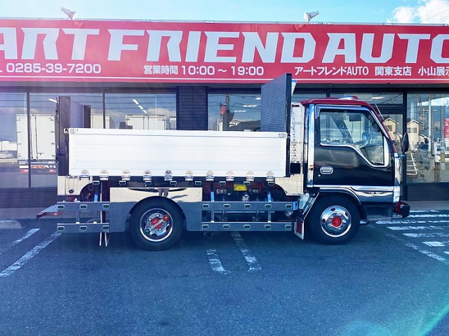 【590】いすゞ　エルフ　平ボディ　背抜き　マニ割り