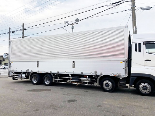 【504】三菱ふそうスーパーグレート　低床　アルミウイング　ハイルーフ　総輪エアサス