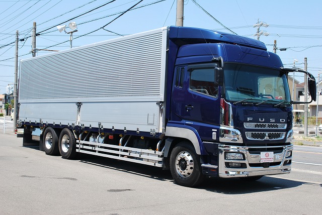 【255】三菱スーパーグレート　中低床　アルミウイング　ハイルーフ　リヤエアサス