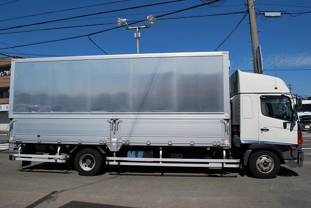 【280】日野レンジャープロ　セミワイド　アルミウイング　ハイルーフ　リヤエアサス