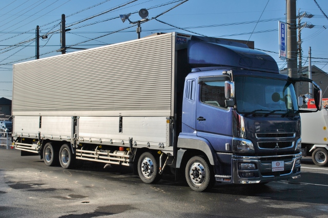 【276】三菱ふそう　スーパーグレート　低床　アルミウイング　リヤエアサス