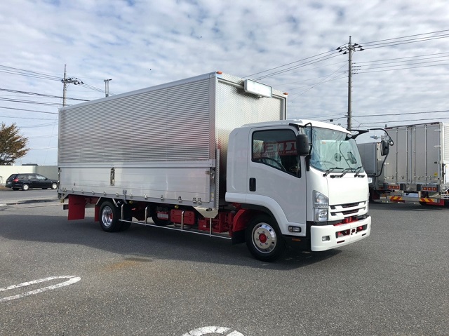 【293】いすゞ　フォワード　フルワイド　アルミウイング　