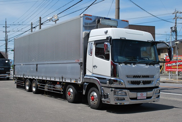 【221】三菱ふそうスーパーグレート　低床　アルミウイング　ハイルーフ