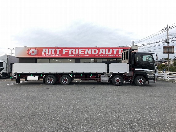 【315】いすゞギガ　低床　アルミブロック　平ボデー　リヤエアサス