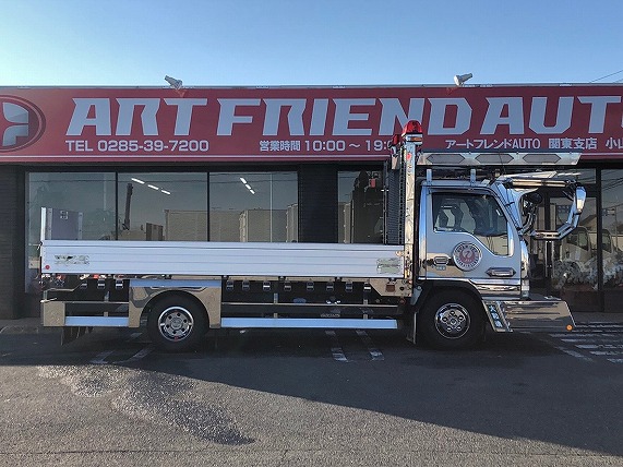 【325】いすゞエルフ　アルミブロック　平ボデー　ワイドロング　カスタム多数