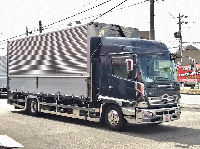 【244】日野レンジャープロ　アルミウイング　セミワイド　リアエアサス　ハイルーフ