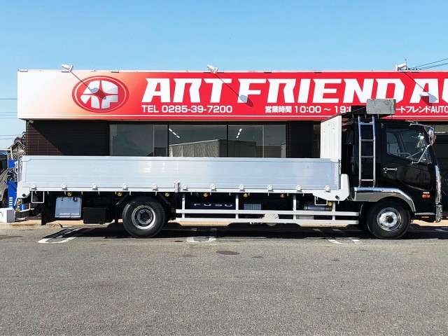 【352】三菱ふそう　ファイター　ワイド　平ボデー　アルミブロック