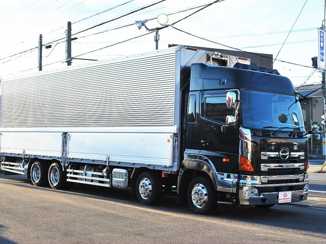 【366】日野プロフィア　低床　アルミウイング　ハイルーフ　リアエアサス