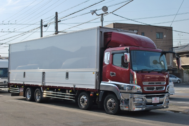 【386】　三菱ふそう　スーパーグレート　低床　冷凍ウイング　リアエアサス