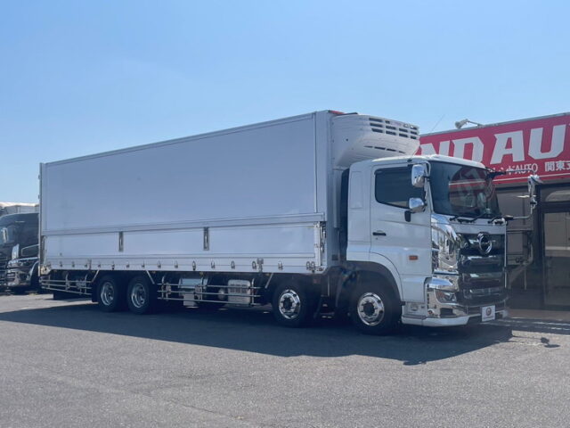 日野　17プロフィア　冷凍ウィング　ステンレス多数　菱重製冷凍機TDJS100DC