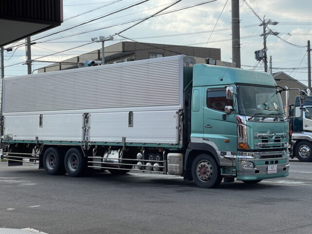 日野　プロフィア　1Mアオリ　ウィング　エアサス　ボディ取り可能