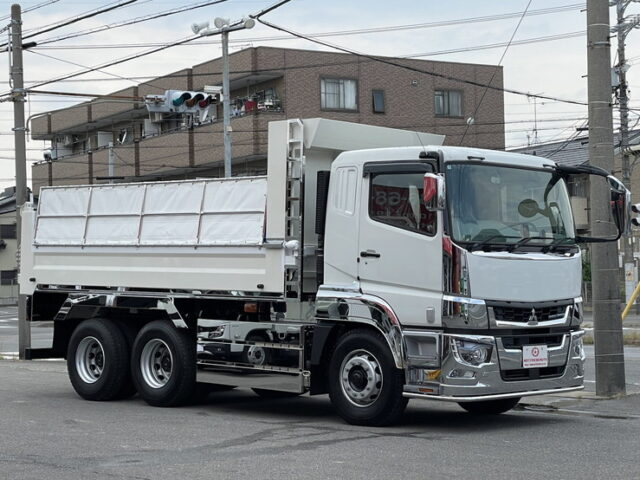 17スーパーグレート　ダンプ　5100×2200　未使用　新品ステンレス架装　7速MT　新明和ボデー
