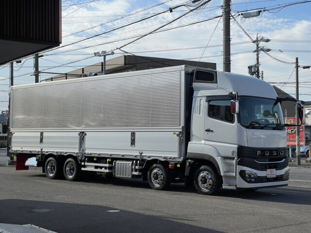 【現行型】スーパーグレート　スーパーハイルーフ　未使用　リア門口ステンレス