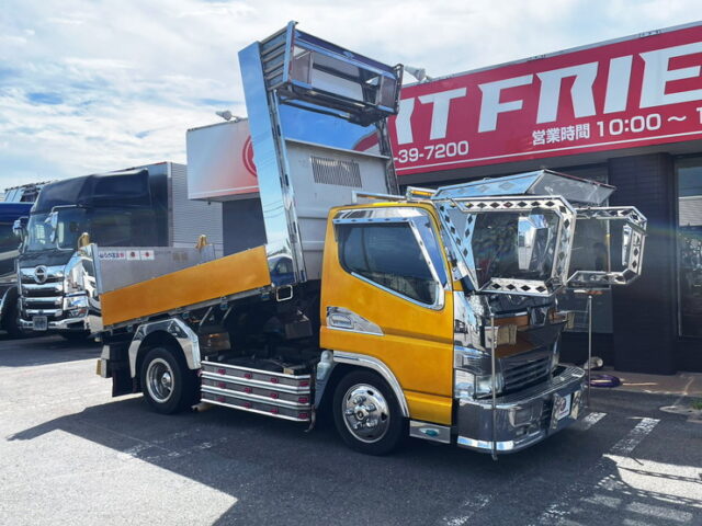 【1523】H16 キャンター 土砂禁ダンプ 架装多数 標準幅10尺長 マニ割り