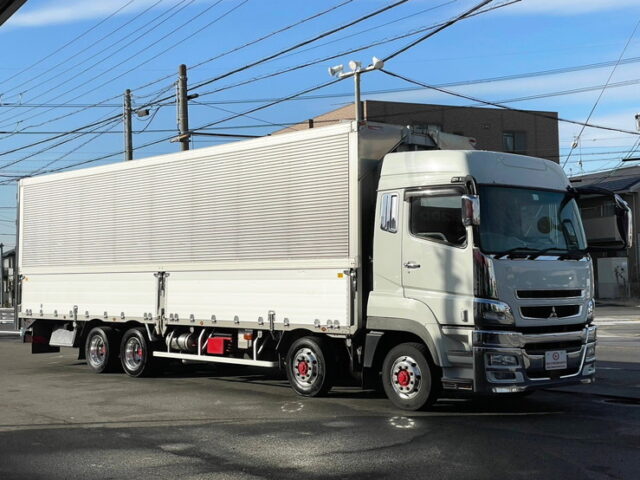 【1633】H25　スーパーグレート　ハイルーフ　ウィング　リア門口ステンレス　メッキ多数　アルミホイール