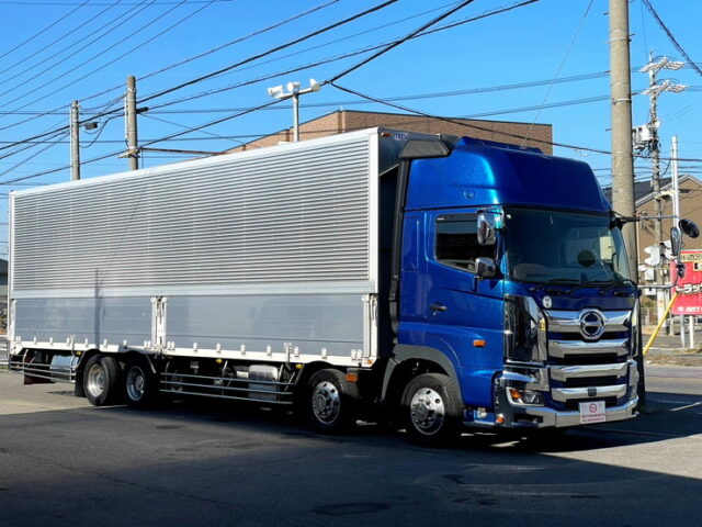 【1627】H29　17プロフィア　ハイルーフ　ウィング　ステンレス多数　木床