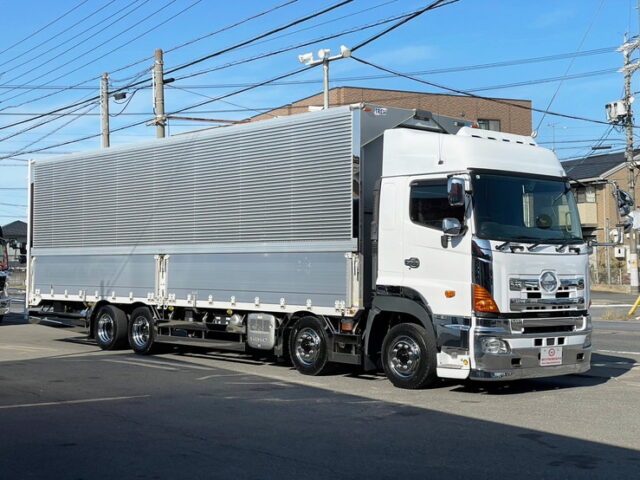 プロフィア　ハイルーフ　ウィング　新品★ステンレスパーツ/メッキホイール　木床　7速MT　380馬力