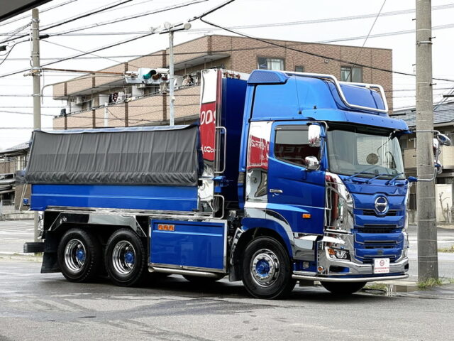 日野　17プロフィア　ハイルーフ　Lゲート　ダンプ　架装多数　410馬力