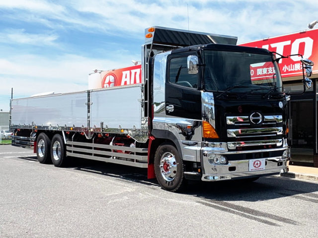 【641】日野　グラプロ　高床　造り　平ボデーアルミブロック　エアサス　7速