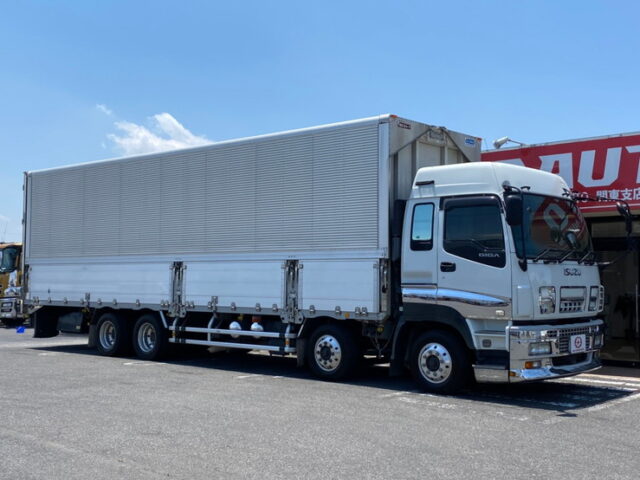 【872】H22　ギガ　ハイルーフ　4軸　ウィング　門口ステンレス　アルミホイール