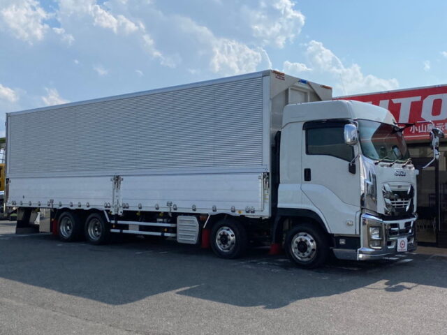 【873】H28　ギガ　ハイルーフ　4軸　ウィング　7速MT　門口ステンレス