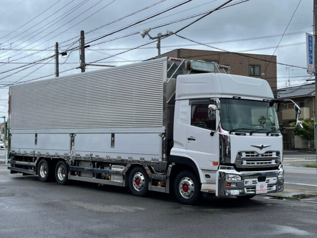 【901】H28　クオン　ハイルーフ　ウィング　4軸　ステンレス多数