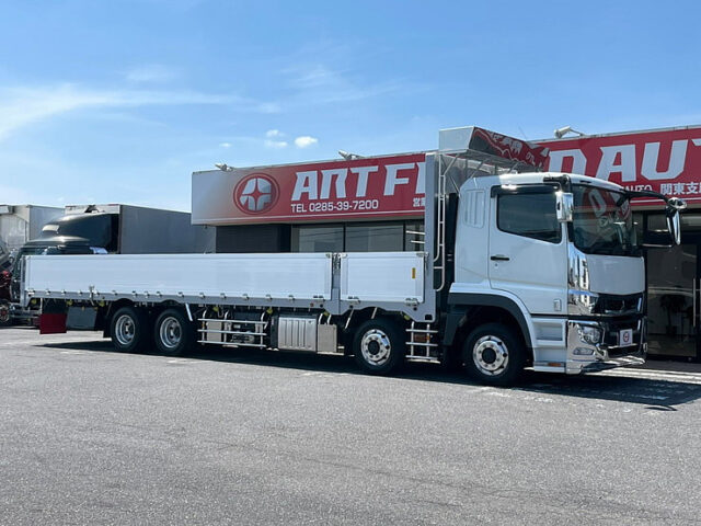 【942】R3　スーパーグレート　山田ボデー　平ボデーアルミブロック　木床　登録済未使用車