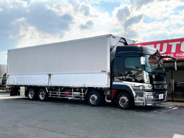 【954】H22　スーパーグレート　ハイルーフ　ウィング　総輪エアサス　パレットローラー4列