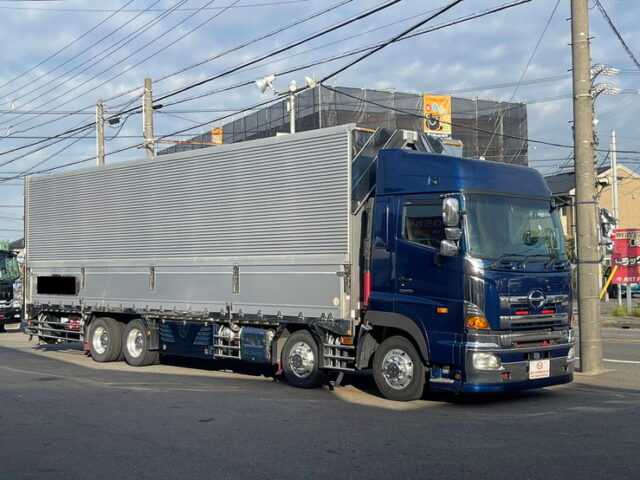 【975】H23　プロフィア　ハイルーフ　冷凍ウィング　サブエンジン　ジョロダー4列　キーストン