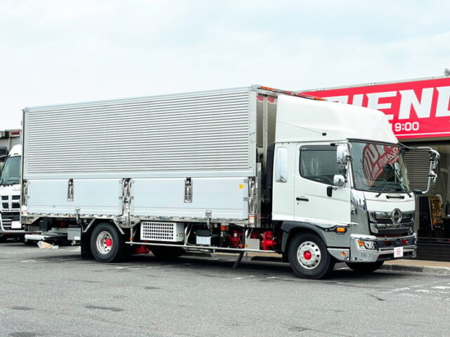 【955】R3　17レンジャー　冷凍ウィング　ワイド　造りボディ　格納ゲート　エアサス　ステンレス床