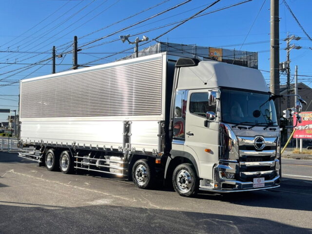 【911】R3　17プロフィア　造りボディ　ウィング　格納ゲート付　7速MT　未使用車