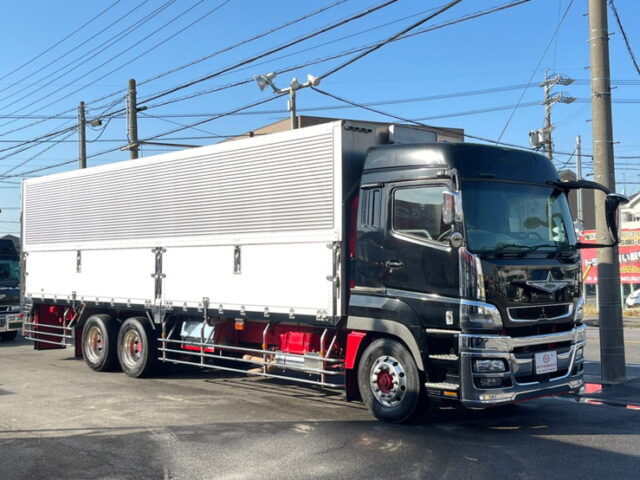 【996】H24　ふそう　スーパーグレート　ハイルーフ　ハイキャブ　造りボディ　ウィング