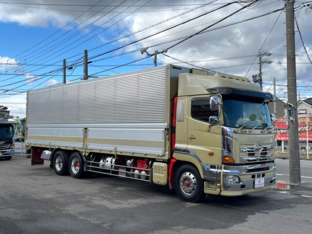 【1011】H26　プロフィア　ハイルーフ　10輪　ウィング　観音ステンレスウロコ　内高2,471