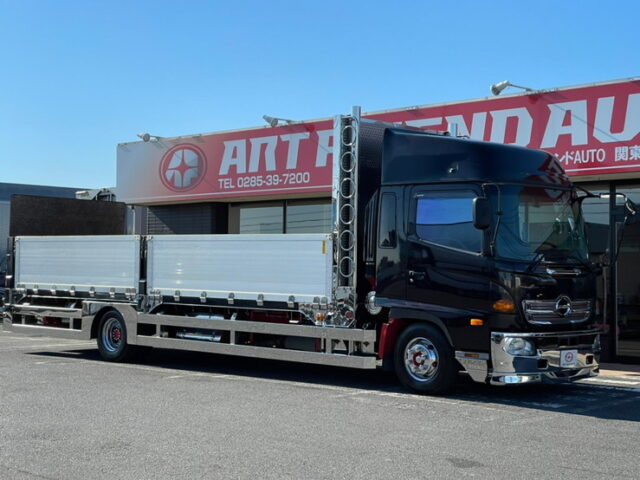 【915】H23　レンジャー　ハイルーフ　平ボデー　6900ボデー　標準幅　床鉄